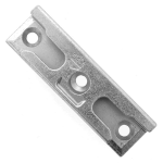 MACO I.S. Sluitplaat Hout Vlak 68x20x9mm SP20 Multitrend Zilverlook 96561-0