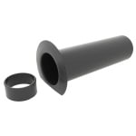 EPDM Hemelwaterafvoer met Onderuitloop 75mm