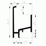 LUVEMA Aanslagprofiel Lu-B5.30.G geanodiseerd - Afbeelding 3