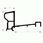 LUVEMA Dorpelprofiel Lu-S6.G geanodiseerd - Afbeelding 3