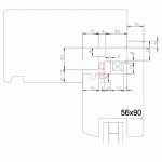 MACO Multimatic Invisible VVM Draaivalbeslag 18/12 9V SKG**