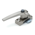 DX Raamboompje Drukknop met Nok Links RVS Finish   RBM L 1250 SF