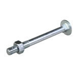 GEBREMA Slotbout met Moer M8x80 Verzinkt