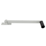 DX Raamvalschaar met Zwarte Roller 152mm Aluminium Geanodiseerd RVS 152 AS