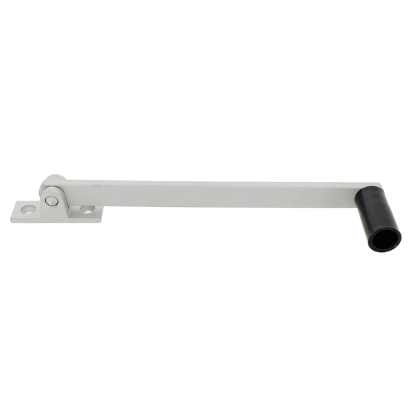 02501001521.gif DX Raamvalschaar met Zwarte Roller 152mm Aluminium Geanodiseerd RVS 152 AS - Afbeelding 1