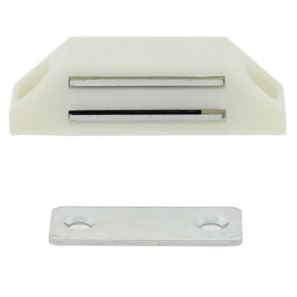 04146008822.jpg DX Magneetsnapper MC 8 6kg 60x16mm Opschroevend Kunststof/Metaal Wit MC 8202B - Afbeelding 1