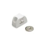 DX Magneetsnapper MC 9 Hoekmodel 4kg 32x15mm Opschroevend Kunststof/Kunststof Wit MC 94A2B