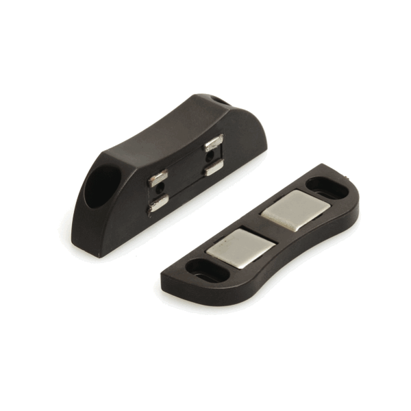 04147003003.gif DX Magneetsnapper MC 9 3kg 55x11mm Opschroevend Kunststof/Kunststof Bruin MC 9303B - Afbeelding 1