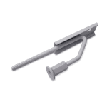 DX Vensterbankdrager Plankdrager Verstelbaar Breedte:180mm Draagvlak:140mm Wit Epoxy ES 6818B