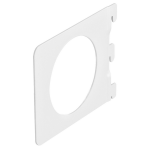 DX Wandrailboekensteun Recht 142x118mm Wit ESB R 118 WE