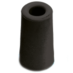 DX Deurbuffer Stootbuffer ?39x59mm Rubber Zwart DBR 59 BE