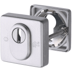 HOPPE Veiligheidsrozetten KTB E52NSB-ZA/52S 55x55mm RVS DD35-56mm SKG***