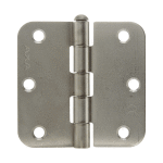 AXA Scharnier Ongelagerd Rond RVS Gestraald 76x76x2mm 1105-24-83/E