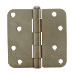 AXA Scharnier Ongelagerd Rond RVS Gestraald 89x89x2,4mm los 1105-25-83/7K