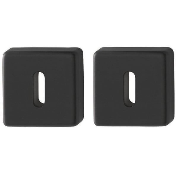 11592692.jpg HOPPE Sleutelrozetten Vierkant DD:37-42 52x52mm 52KVS Zwart - Afbeelding 1