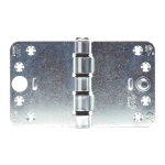 AXA Smart Easyfix Veiligheids- Pomlagerscharnier Topcoat 89x150x3mm los 1687-15-23/7V SKG***