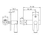 NEMEF Insteekgrendel met Sluitpot 2610/4-50 DM50 F1 - Afbeelding 2