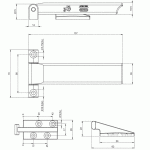 NEMEF Kierstandhouder 2831/17 Binnen/Buitendraaiend RVS (SKG: KE573) (PKVW) - Afbeelding 2