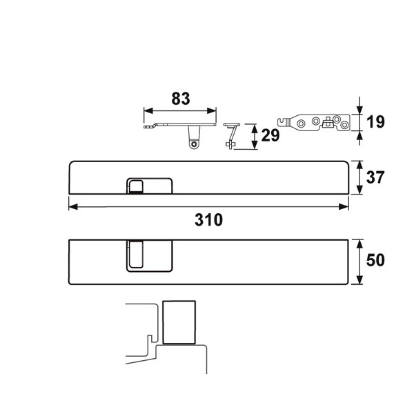 AXA Remote 2.0 Automatische Raamuitzetter Klepraam Wit 2902-00-98 SKG** - Afbeelding 2