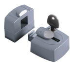 AXA Oplegslot 3015 Opdek Opbouwsluitkom Deuren/Ramen Verzinkt/Grijs gelakt 3015-10-90/G SKG*