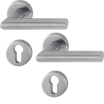 HOPPE Amsterdam Binnendeurbeslag Rozettengarnituur E1400Z/42KV/42KVS PC RVS DD37-42mm