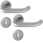 HOPPE Paris Binnendeurbeslag Rozettengarnituur E138Z/42KV/42KVS SL RVS DD37-42mm