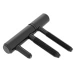 DX Inboorpaumelle voor Houten Kozijnen Zwart 75x14mm HPL14755043-4