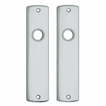 AXA Curve Binnendeurschilden Blind/Loop F1 Geanodiseerd 180x41mm 6350-50-91/E