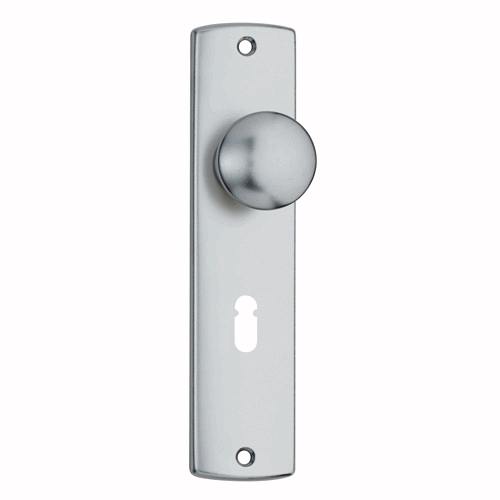 6350709156.gif AXA Curve Kastdeurschild met Deurknop SL56 F1 Geanodiseerd 180x41mm 6350-70-91/56E - Afbeelding 1