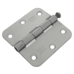 DX Scharnier Ongelagerd Rond RVS 76x76x2mm H367-76763003