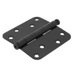 DX Kogellagerscharnier Rond Zwart 89x89x2,4mm H367-89893104