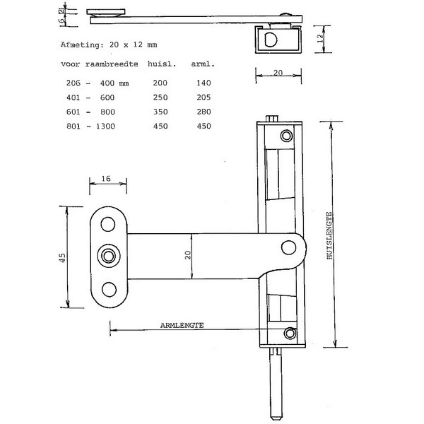 HABO Remuitzetter 811H HM200 RB206-400 - Afbeelding 2