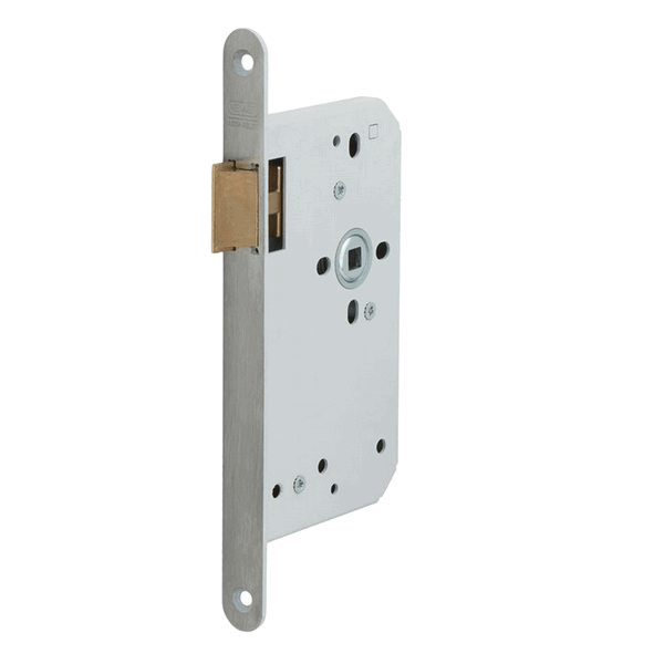 9063517651.gif NEMEF 600 Serie Binnendeurslot Loopslot DM60 635/17 RVS Din LS (Excl. Sluitplaat) - Afbeelding 1