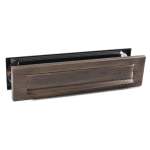 MARIANI Briefplaat Ellen Messing Gebruineerd (Excl. Tochtborstel)