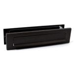 MARIANI Briefplaat Ellen Puur Zwart (Excl. Tochtborstel)