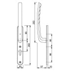HOPPE Tokyo Hefschuifdeurbeslag Binnen HS-571/3276 PC69 F1 - Afbeelding 2