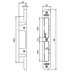 NEMEF Sluitkom voor Veiligheidssloten 4119, 4139 VS4000 Zwart LS/RS - Afbeelding 2