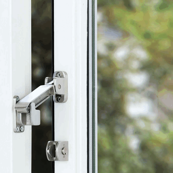 AXA Oyster Raamsluiting/Kierstandhouder Din LS RVS 3355-15-81/L SKG** - Afbeelding 3