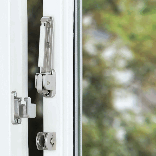 AXA Oyster Raamsluiting/Kierstandhouder Din LS RVS 3355-15-81/L SKG** - Afbeelding 4