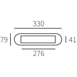 MARIANI Briefplaat Ronald Puur Zwart (Excl. Tochtborstel) - Afbeelding 2