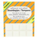 Verlofix Stootdopjes Zelfklevende Deurbuffers 18x18x8mm (vel a 8st.)