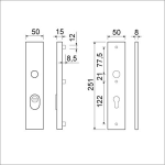AMI VHB 251/15 Veiligheidsschilden Kerntrekbeveiliging PC92 F1 DD:38-45mm SKG*** - Afbeelding 2