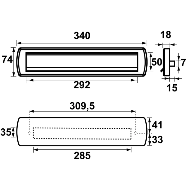 AXA Briefplaat Curve Plus (zonder schacht) DD:38-54mm F1 Geslepen 6202-00-11 - Afbeelding 2