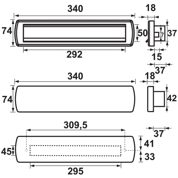 AXA Briefplaat Curve Plus (met schacht) DD:67-102mm F1 Geslepen 6203-20-11 - Afbeelding 2