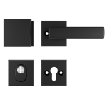 AXA Veiligheidsbeslag Edge Plus Rozet Kerntrek Kn/Kr Cube F8/Zwart SKG***