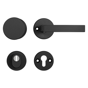 AXA Veiligheidsbeslag Plus Rozet Kerntrek Kn/Kr Blok F8/Zwart SKG***