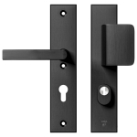 AXA Veiligheidsbeslag Edge Plus Kerntrekbeveiliging Duwer/Kr PC72 F8/Zwart SKG***