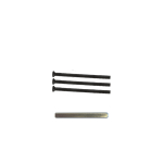 AXA Montageset Hefschuifdeurbeslag Kr/Kom Zwart DD64-78