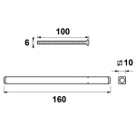 AXA Montageset Hefschuifdeurbeslag Kr/Kr DD74-88 - Afbeelding 2