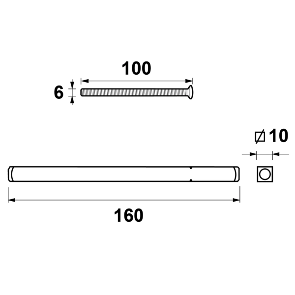 AXA Montageset Hefschuifdeurbeslag Kr/Kr DD74-88 - Afbeelding 2